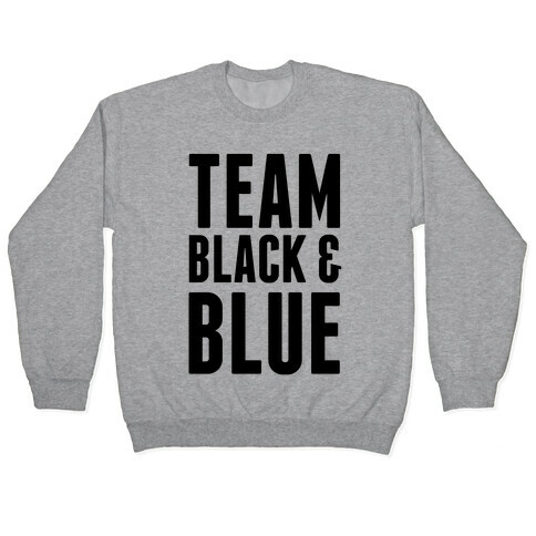 Team Black and Blue Pullover