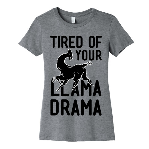 Llama Drama Womens T-Shirt