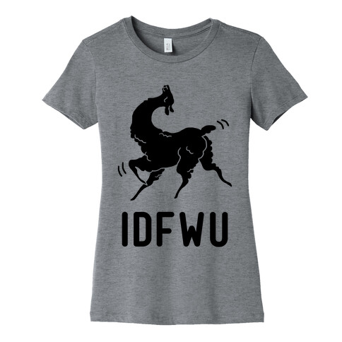IDFWU Llama Womens T-Shirt