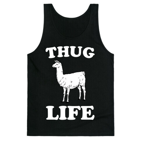 Thug Life Llama Tank Top