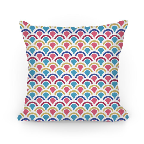 Mermaid Scales Pattern Pillow