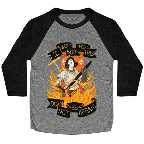 Saint Joan Of Arc Baseball Tee