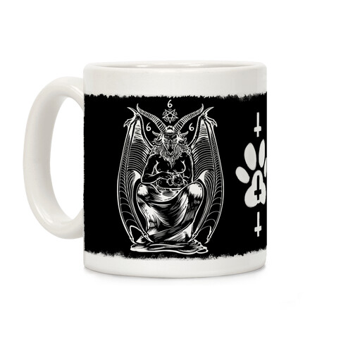 Pet Cats. Hail Satan (Without Words) Coffee Mug