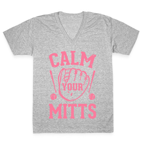 Calm Your Tits V-Neck Tee Shirt