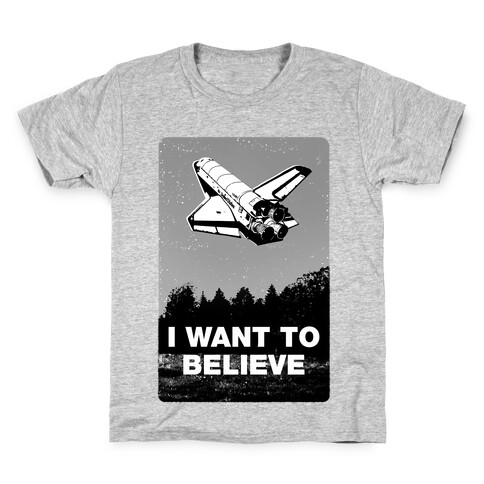 I Want To Believe (NASA) Kids T-Shirt