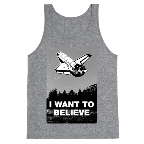 I Want To Believe (NASA) Tank Top