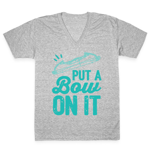 Put A Bow On It V-Neck Tee Shirt