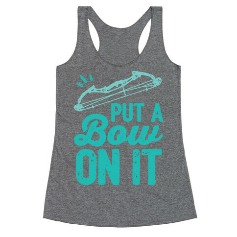 Put A Bow On It Racerback Tank Top