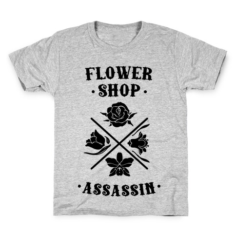 Flower Shop Assassin Kids T-Shirt