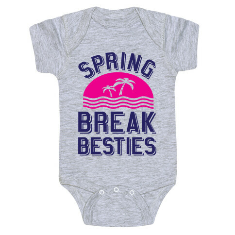 Spring Break Besties Baby One-Piece