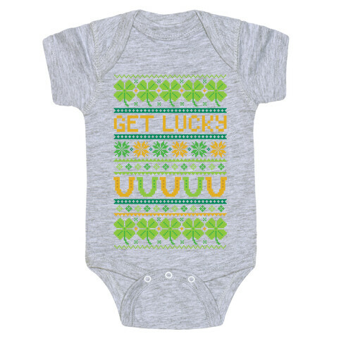 St. Patrick's Day Ugly Sweater Baby One-Piece