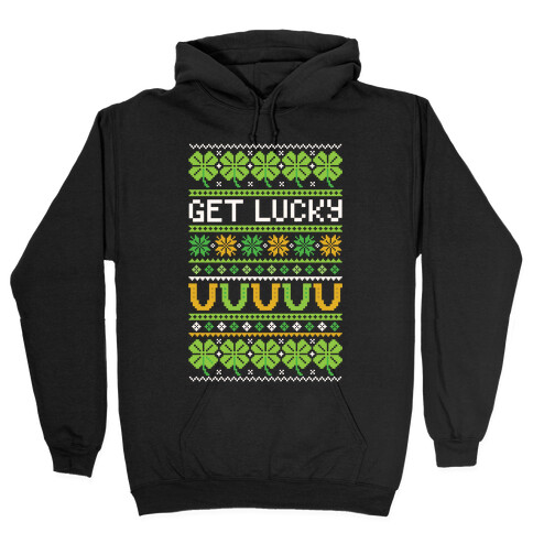 St. Patrick's Day Ugly Sweater Hooded Sweatshirt
