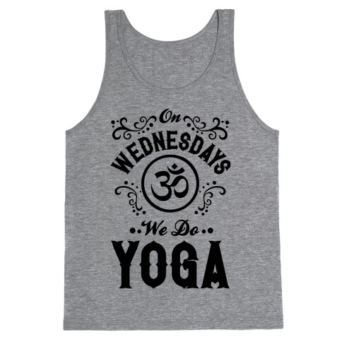 On Wednesday We Do Yoga Tank Top