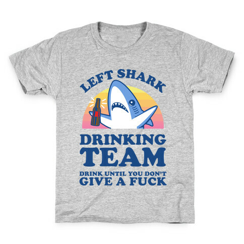 Left Shark Drinking Team Kids T-Shirt