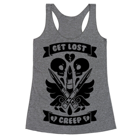 Get Lost Creep Racerback Tank Top