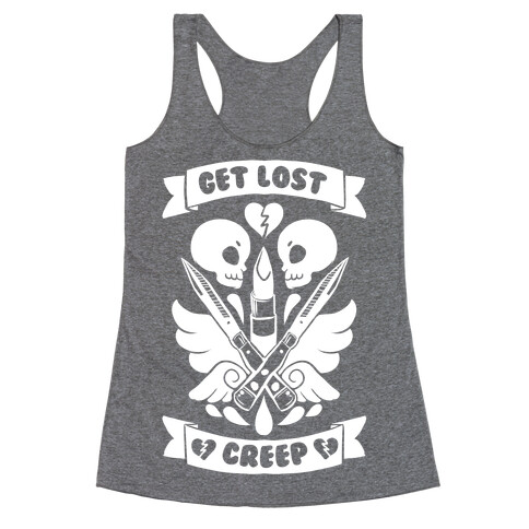 Get Lost Creep Racerback Tank Top