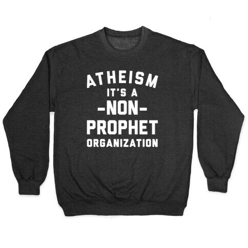 Atheism A Non-Prophet Organization Pullover