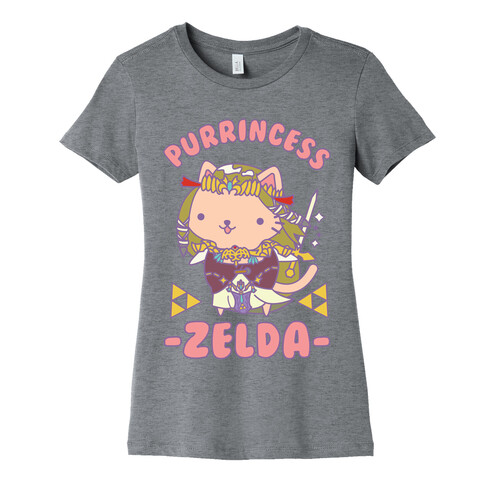 Purrincess Zelda Womens T-Shirt