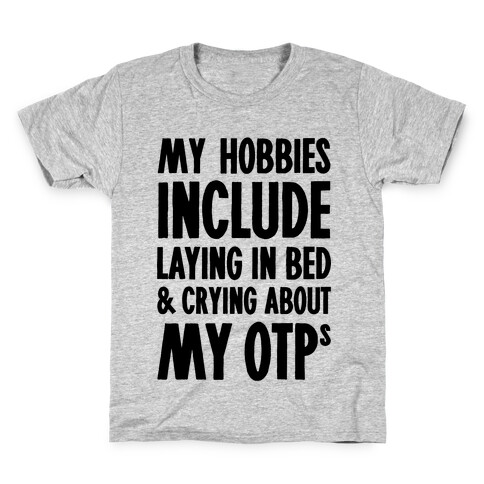 Crying About My OTPs Kids T-Shirt