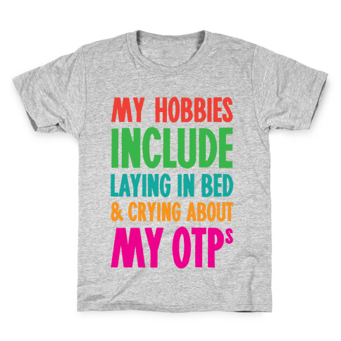 Crying About My OTPs Kids T-Shirt