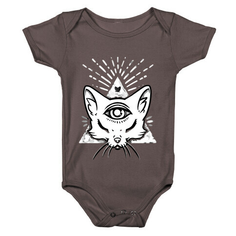 Purrlluminati Baby One-Piece