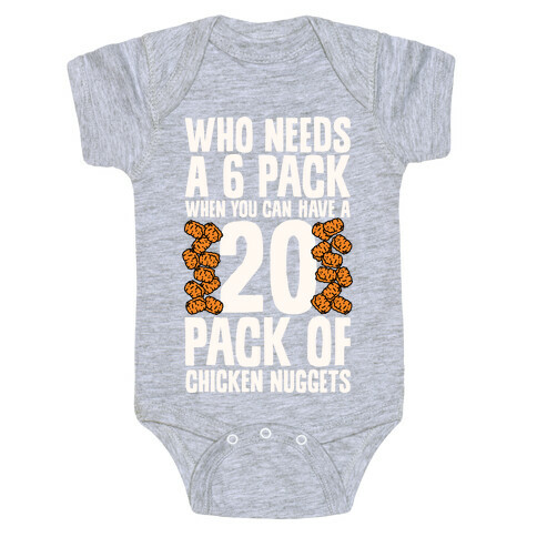 Who Needs a 6 Pack When You Can Have a 20 Pack Baby One-Piece