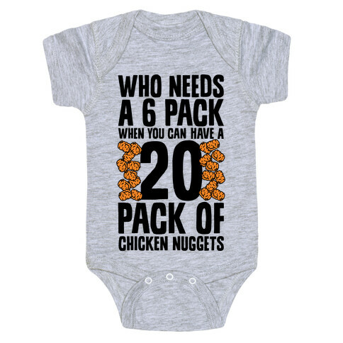 Who Needs a 6 Pack When You Can Have a 20 Pack Baby One-Piece