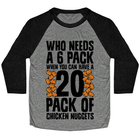 Who Needs a 6 Pack When You Can Have a 20 Pack Baseball Tee