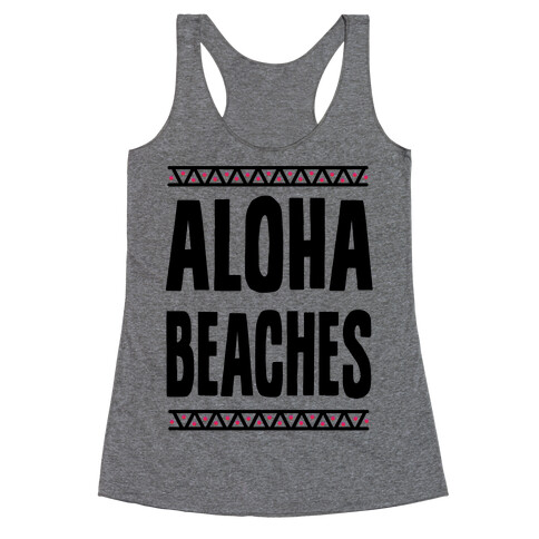 Aloha Beaches Racerback Tank Top