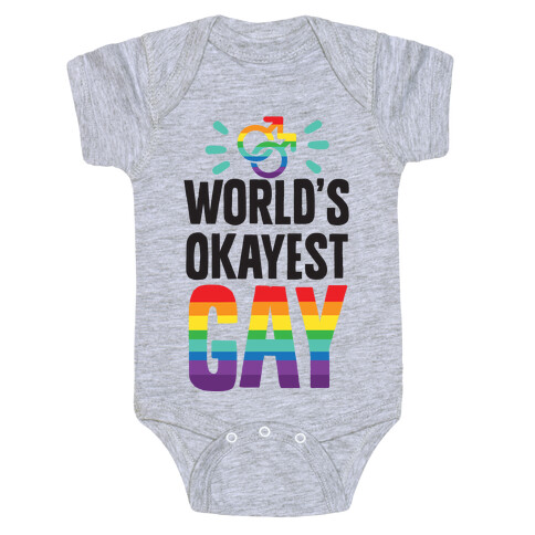 World's Okayest Gay Baby One-Piece