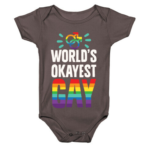 World's Okayest Gay Baby One-Piece
