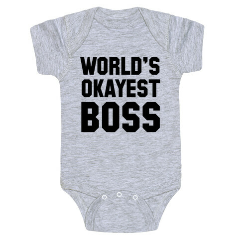 World's Okayest Boss Baby One-Piece