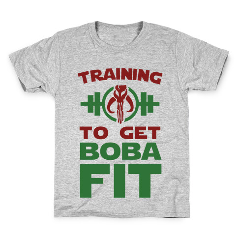 Training to Get Boba Fit Kids T-Shirt