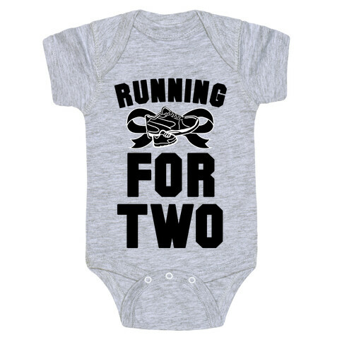 Running for Two Baby One-Piece