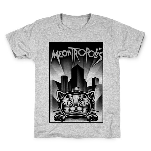 Meowtropolis (Metropolis Parody) Kids T-Shirt