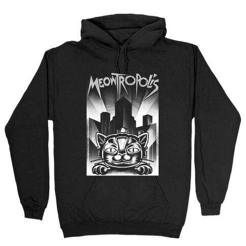 Meowtropolis (Metropolis Parody) Hooded Sweatshirt