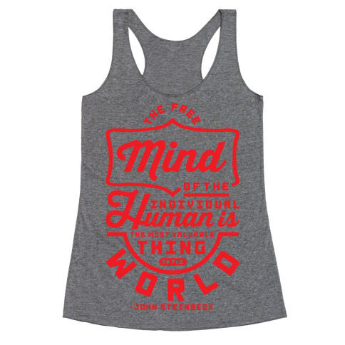 The Most Valuable Thing In The World Racerback Tank Top