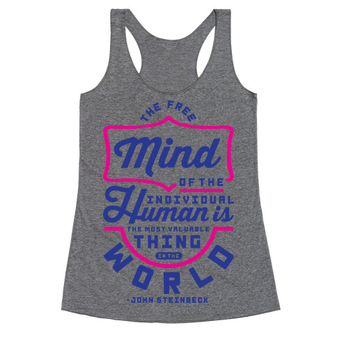 The Most Valuable Thing In The World Racerback Tank Top