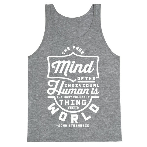 The Most Valuable Thing In The World Tank Top