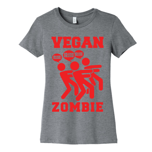 Vegan Zombie Womens T-Shirt