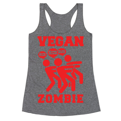 Vegan Zombie Racerback Tank Top