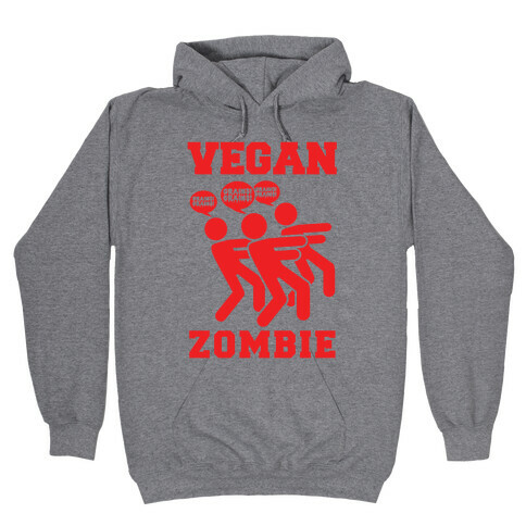 Vegan Zombie Hooded Sweatshirt