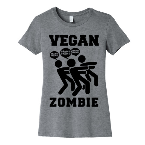 Vegan Zombie Womens T-Shirt