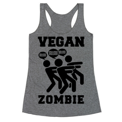 Vegan Zombie Racerback Tank Top