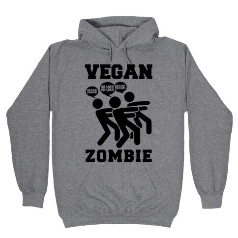 Vegan Zombie Hooded Sweatshirt