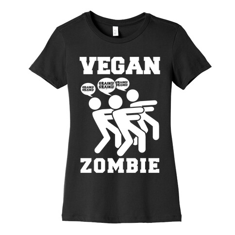 Vegan Zombie Womens T-Shirt