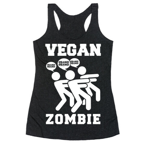 Vegan Zombie Racerback Tank Top