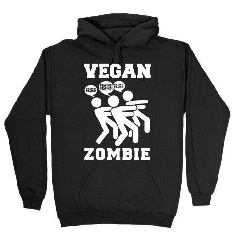 Vegan Zombie Hooded Sweatshirt