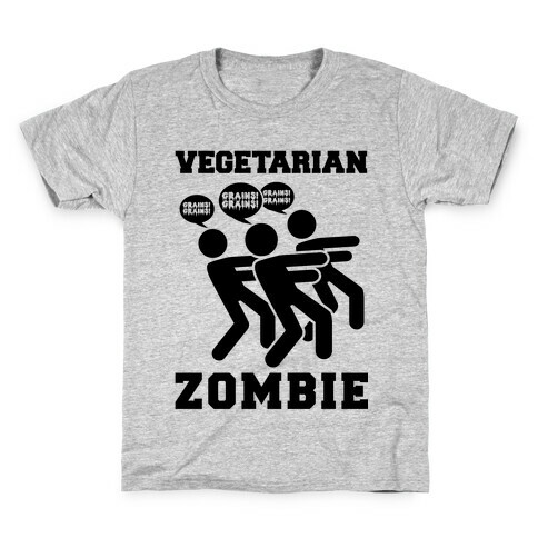 Vegetarian Zombie Kids T-Shirt
