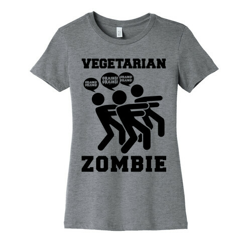 Vegetarian Zombie Womens T-Shirt